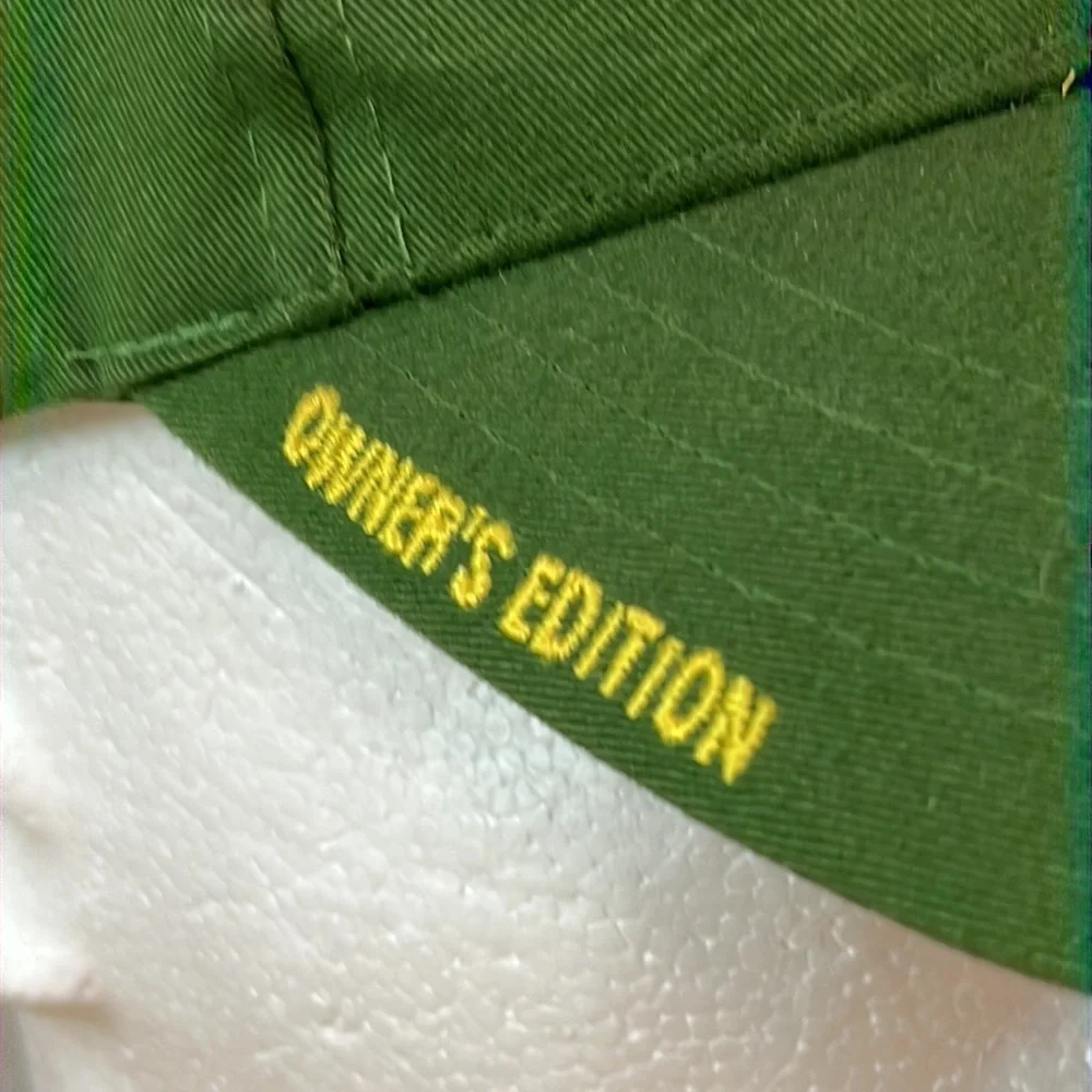 John Deere Owner’s Edition Hat Green Embroidered Unisex Adjustable OSFM‎